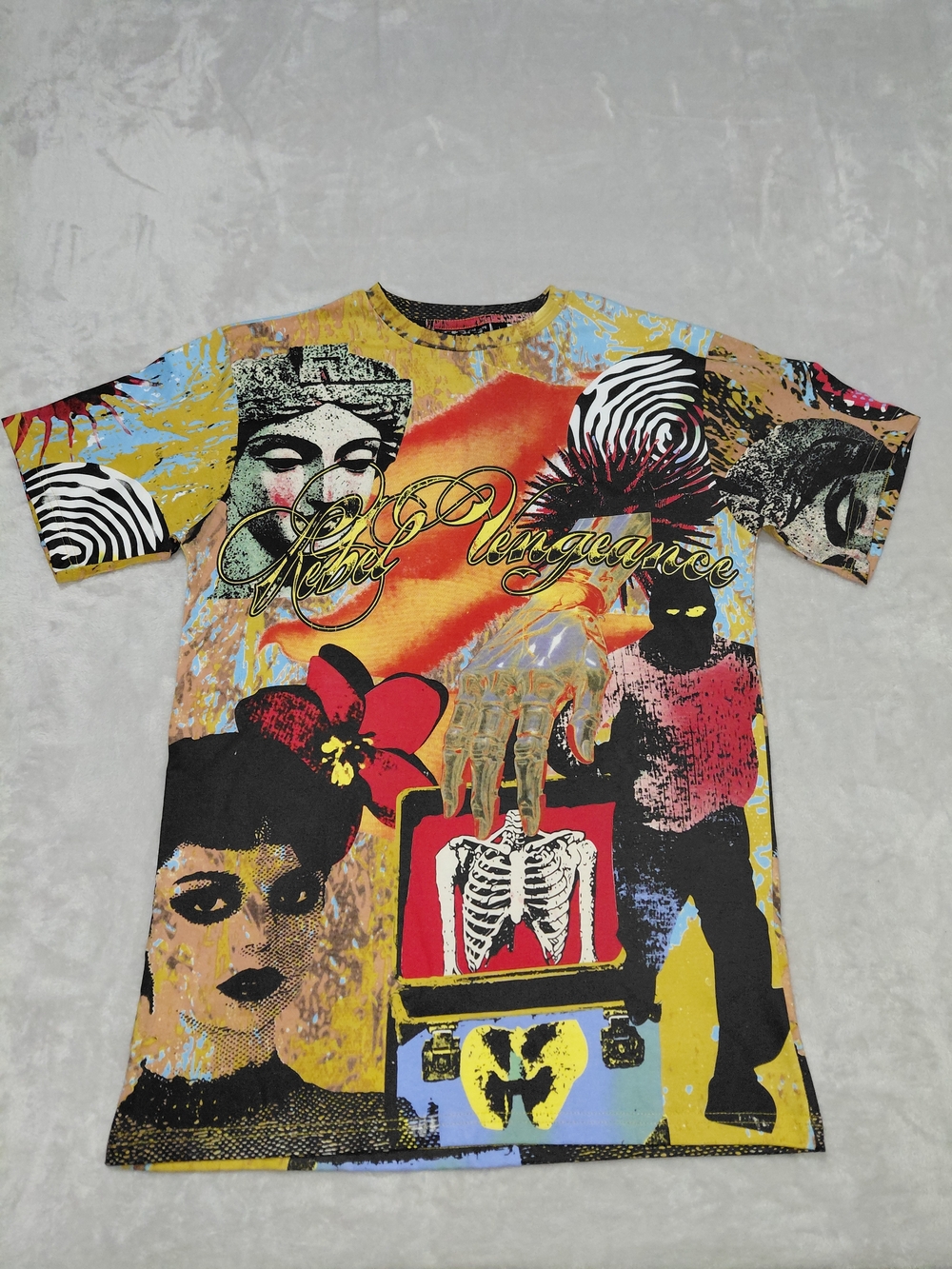 Rebel Vengeance Streetwear - Punk Graphic Tee - Multicolor
